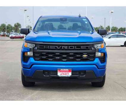 2023 Chevrolet Silverado 1500 Custom is a Blue 2023 Chevrolet Silverado 1500 Custom Truck in Katy TX