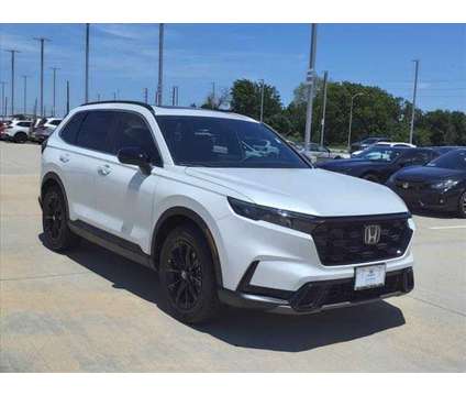 2024 Honda CR-V Hybrid Sport-L is a Silver, White 2024 Honda CR-V Hybrid in Rosenberg TX