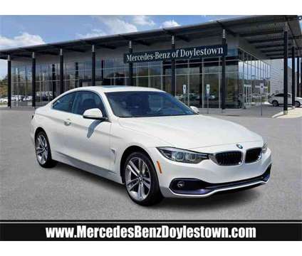 2018 BMW 4 Series 430i xDrive is a White 2018 BMW 430 Model i Coupe in Doylestown PA