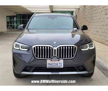 2024 BMW X3 sDrive30i is a Grey 2024 BMW X3 sDrive30i SUV in Riverside CA