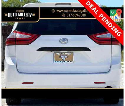 2017 Toyota Sienna L 7 Passenger is a White 2017 Toyota Sienna L Car for Sale in Carmel IN