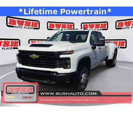 2024 Chevrolet Silverado 3500HD Work Truck is a White 2024 Chevrolet Silverado 3500 Work Truck Truck in Wilmington OH