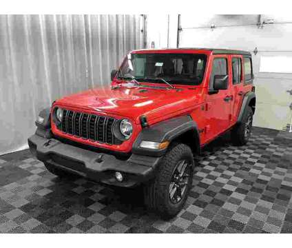 2024 Jeep Wrangler Sport S is a Red 2024 Jeep Wrangler Sport SUV in South Haven MI