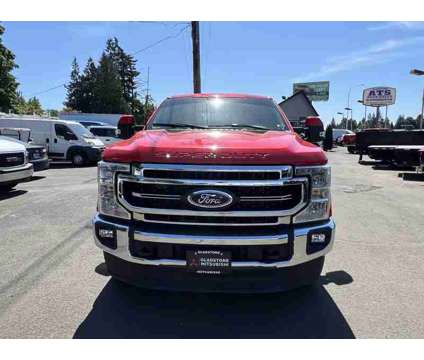 2022 Ford F-250SD Lariat is a Red 2022 Ford F-250 Lariat Truck in Portland OR