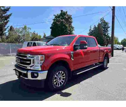 2022 Ford F-250SD Lariat is a Red 2022 Ford F-250 Lariat Truck in Portland OR