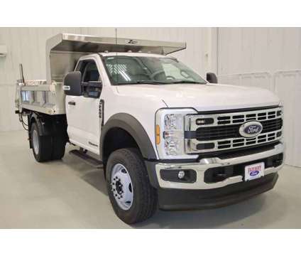 2024 Ford F-600SD XL w/9ft. Stainless Central PTO Dump Stainless Auger is a White 2024 XL Car for Sale in Canfield OH