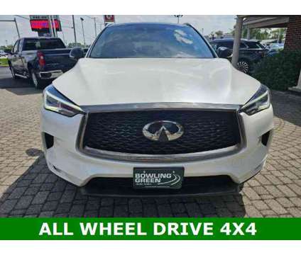 2021 Infiniti Qx50 Luxe Awd is a White 2021 Infiniti QX50 Luxe SUV in Bowling Green OH