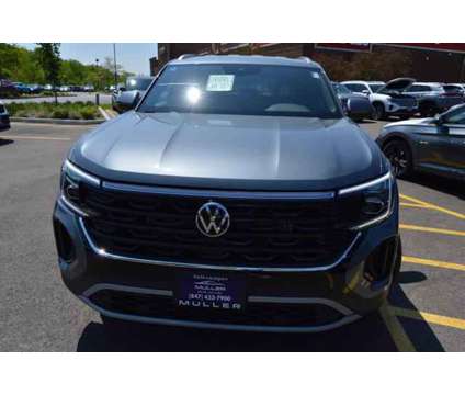 2024 Volkswagen Atlas Cross Sport 2.0T SE w/Technology is a Grey, Silver 2024 Volkswagen Atlas SUV in Highland Park IL