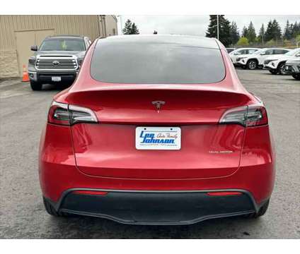 2022 Tesla Model Y Long Range Dual Motor All-Wheel Drive is a Red 2022 Station Wagon in Everett WA
