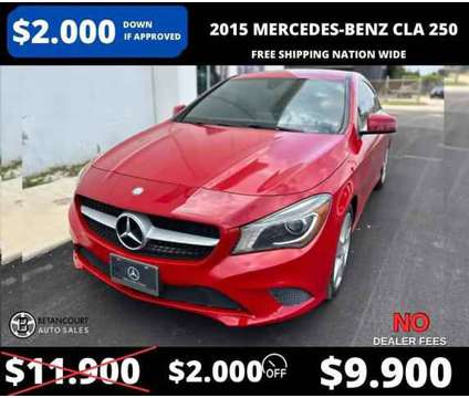 2015 Mercedes-Benz CLA-Class for sale is a Red 2015 Mercedes-Benz CLA-Class Car for Sale in Miami FL