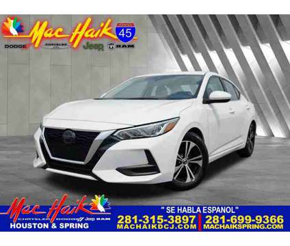 2022UsedNissanUsedSentra is a White 2022 Nissan Sentra Car for Sale in Houston TX