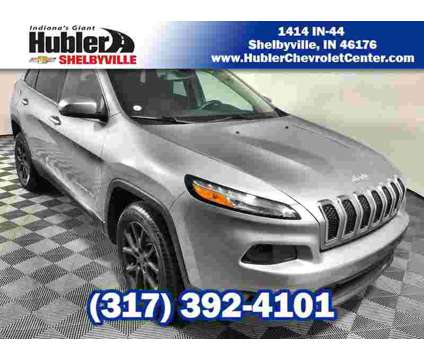 2017UsedJeepUsedCherokee is a Silver 2017 Jeep Cherokee Car for Sale in Shelbyville IN