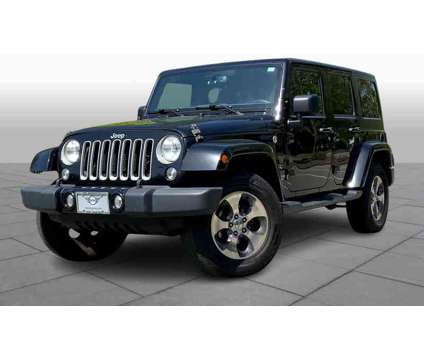 2016UsedJeepUsedWrangler Unlimited is a Black 2016 Jeep Wrangler Unlimited Car for Sale in Rockland MA