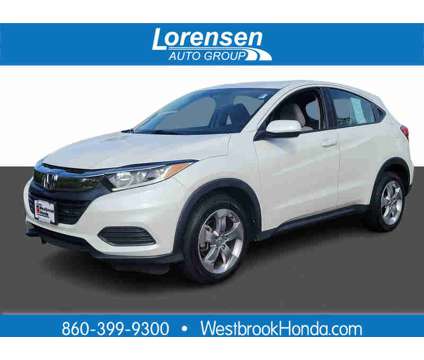 2021UsedHondaUsedHR-V is a Silver, White 2021 Honda HR-V Car for Sale in Westbrook CT