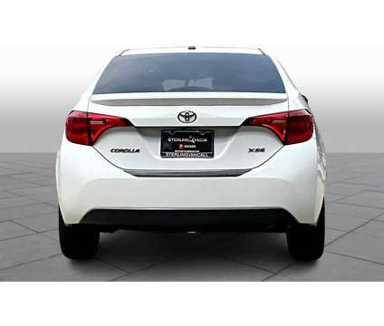 2019UsedToyotaUsedCorolla is a White 2019 Toyota Corolla Car for Sale in Stafford TX