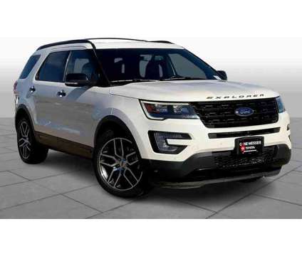 2017UsedFordUsedExplorer is a Silver, White 2017 Ford Explorer Car for Sale in Lubbock TX