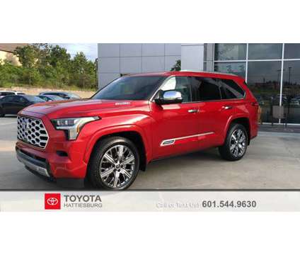 2023 Toyota Sequoia Capstone is a Red 2023 Toyota Sequoia Car for Sale in Hattiesburg MS