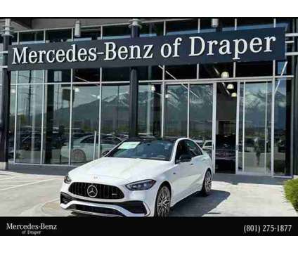 2024 Mercedes-Benz C-Class AMG C 43 4MATIC is a White 2024 Mercedes-Benz C Class Car for Sale in Draper UT