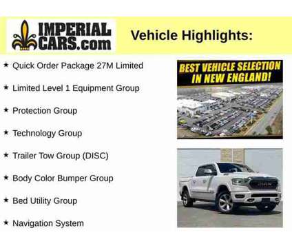 2021 Ram 1500 Limited is a White 2021 RAM 1500 Model Limited Car for Sale in Mendon MA