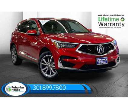2021 Acura RDX w/Technology Package is a Red 2021 Acura RDX Car for Sale in Capitol Heights MD