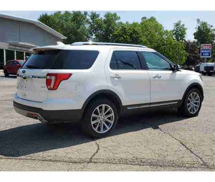 2017 Ford Explorer Limited is a Silver, White 2017 Ford Explorer Limited Car for Sale in Paw Paw MI