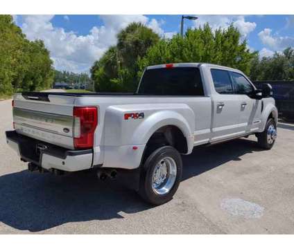 2019 Ford Super Duty F-450 DRW Limited is a Silver, White 2019 Ford Car for Sale in Estero FL