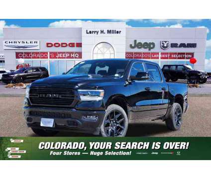 2024 Ram 1500 Laramie is a Black 2024 RAM 1500 Model Laramie Car for Sale in Denver CO