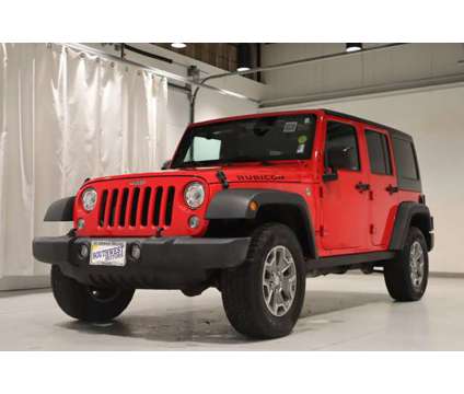 2017 Jeep Wrangler Unlimited Rubicon is a Red 2017 Jeep Wrangler Unlimited Rubicon Car for Sale in Pueblo CO