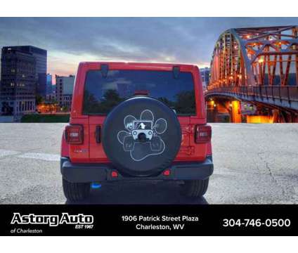 2022 Jeep Wrangler 4xe Unlimited Sahara is a Red 2022 Jeep Wrangler Car for Sale in Charleston WV