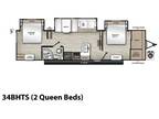 2024 Forest River Forest River Aurora Travel 34BHTS (2 Queen Beds) 39ft
