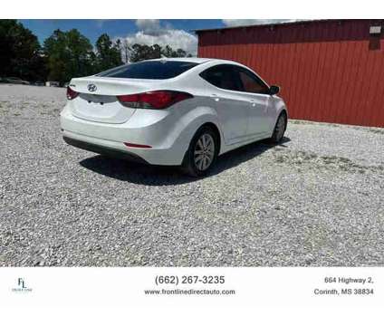 2015 Hyundai Elantra for sale is a White 2015 Hyundai Elantra Car for Sale in Corinth MS