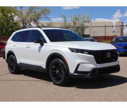 2024 Honda CR-V Hybrid Sport-L is a Silver, White 2024 Honda CR-V Hybrid in Santa Fe NM