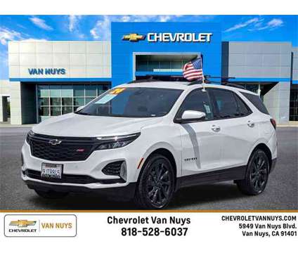 2024 Chevrolet Equinox RS is a White 2024 Chevrolet Equinox SUV in Van Nuys CA