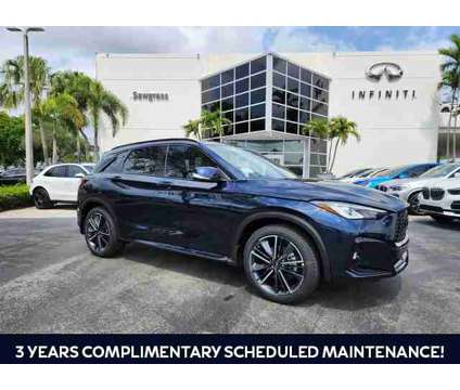 2024 Infiniti Qx50 Sport is a Blue 2024 Infiniti QX50 SUV in Fort Lauderdale FL