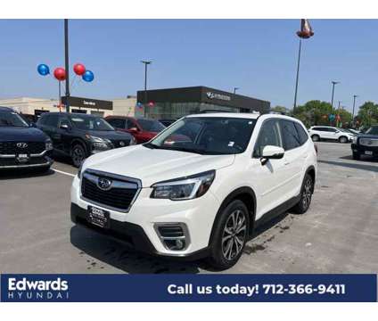 2021 Subaru Forester Limited is a White 2021 Subaru Forester L SUV in Council Bluffs IA