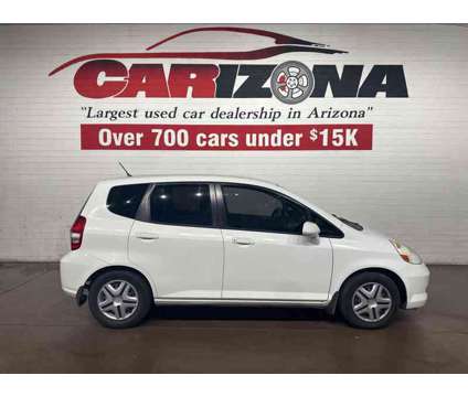 2007 Honda Fit Base is a White 2007 Honda Fit Base Car for Sale in Chandler AZ
