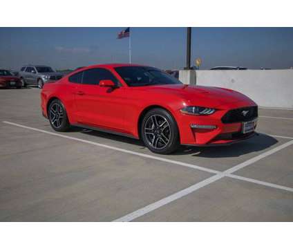 2022 Ford Mustang EcoBoost Premium is a Red 2022 Ford Mustang EcoBoost Premium Coupe in Baytown TX