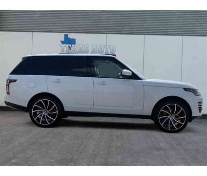 2018 Land Rover Range Rover 3.0L V6 Supercharged HSE is a White 2018 Land Rover Range Rover SUV in Houston TX