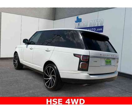 2018 Land Rover Range Rover 3.0L V6 Supercharged HSE is a White 2018 Land Rover Range Rover SUV in Houston TX