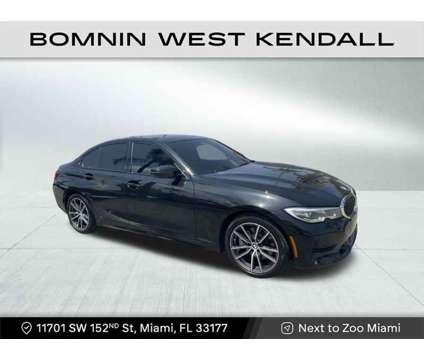 2022 BMW 3 Series 330i is a Black 2022 BMW 3-Series Sedan in Miami FL