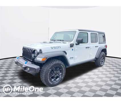 2023 Jeep Wrangler Base 4xe is a White 2023 Jeep Wrangler SUV in Parkville MD