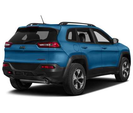 2018 Jeep Cherokee Trailhawk 4x4 is a Blue 2018 Jeep Cherokee Trailhawk SUV in Evansville IN