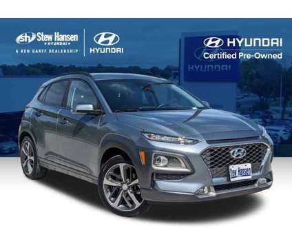 2021 Hyundai Kona Limited is a Silver 2021 Hyundai Kona Limited SUV in Clive IA
