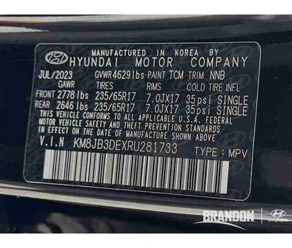 2024 Hyundai Tucson SEL is a Black 2024 Hyundai Tucson SUV in Tampa FL