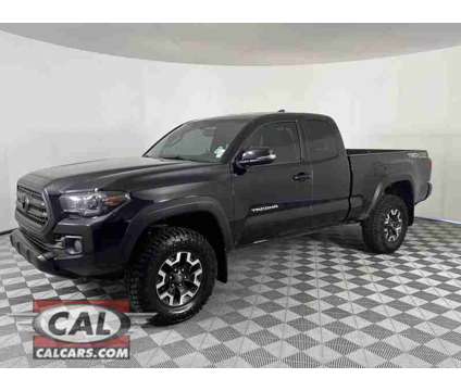 2016UsedToyotaUsedTacomaUsed4WD Access Cab V6 AT is a Black 2016 Toyota Tacoma Car for Sale