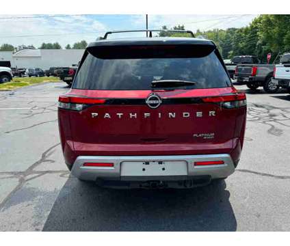 2022UsedNissanUsedPathfinder is a Black, Red 2022 Nissan Pathfinder Car for Sale in Litchfield CT