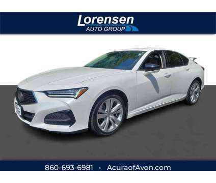 2021UsedAcuraUsedTLX is a Silver, White 2021 Acura TLX Car for Sale in Canton CT
