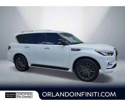 2023UsedINFINITIUsedQX80 is a White 2023 Infiniti QX80 Car for Sale in Orlando FL