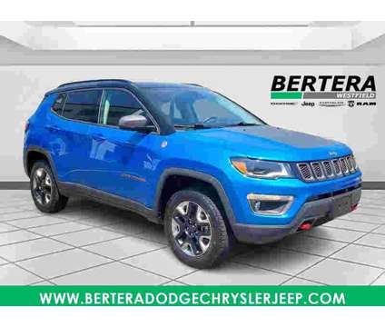 2018UsedJeepUsedCompass is a Blue 2018 Jeep Compass Car for Sale in Westfield MA