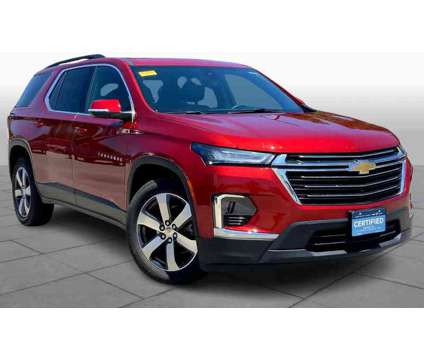 2022UsedChevroletUsedTraverse is a Red 2022 Chevrolet Traverse LT Car for Sale in Houston TX